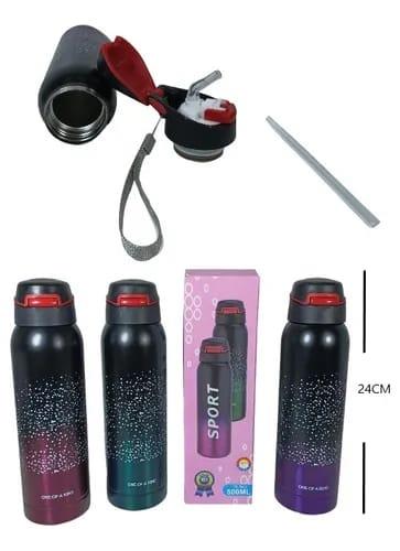 BOTELLA DEPORTIVA 500ML METAL C PICO ISA-806