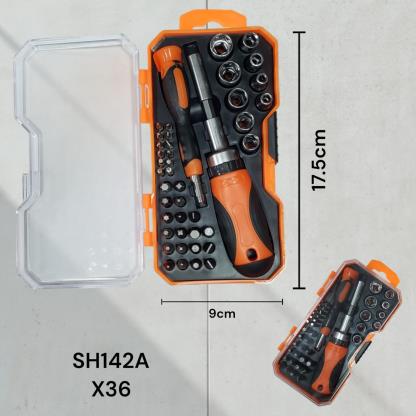 DESTORNILLADOR MULTIFUNCION E ESTUCHE SH142A