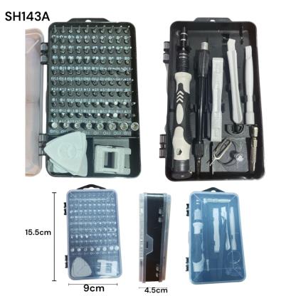 SET DESTORNILLADOR 115EN1 EN ESTUCHE SH143A