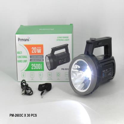 LINTERNA T CAZADORA RECARGABLE E CAJA PM-2603C
