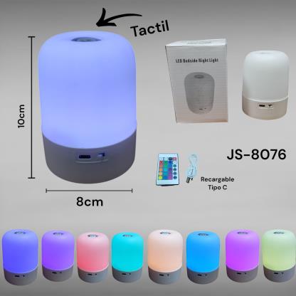 LAMPARA DE MESA RECG. TACTIL RGB JS- 8076