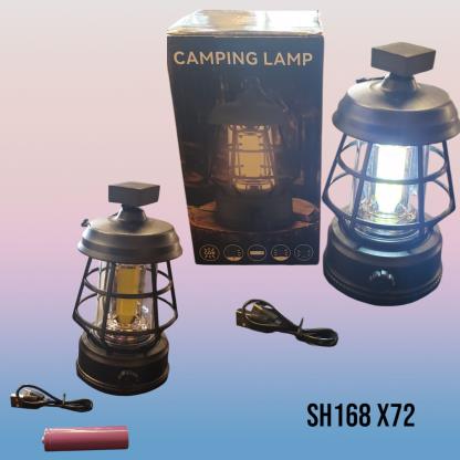 LAMPARA FAROL RECARG USB SOLAR SH168