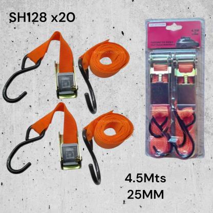 AJUSTA CARGA CRIQUE X2 4.5MT X25MM E BLISTER SH128
