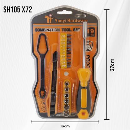 SET HERRAMIENTA 19PCS EN BLISTER SH105