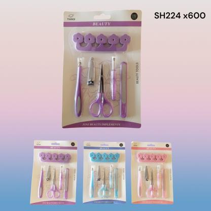 SET MANICURA X6 EN BLISTER SH224