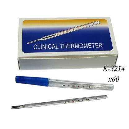 TERMOMETRO MERCURIO X12 EN CAJA K- 3214