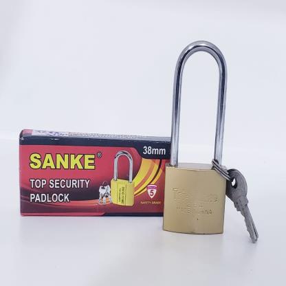 CANDADO DORADO 38MM ARO LARGO BL3855 SH190A