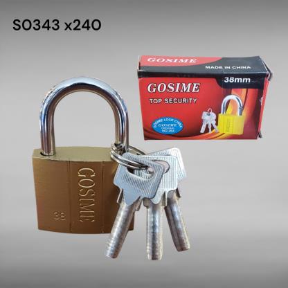 CANDADO DORADO 38MM T264 S0343