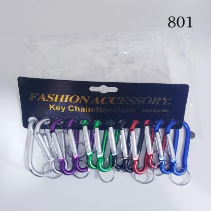 MOSQUETON X12 COLORES SURT. 801 BULTO X100 DOCENAS
