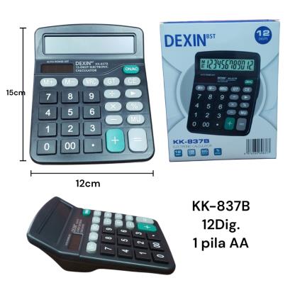 CALCULADORA 12DIG KADIO KK-837B KK- 837B-12 TP