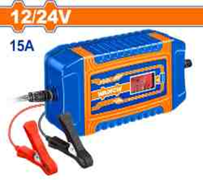 Cargador de Bateria Automatico 12-24v / 15 amper