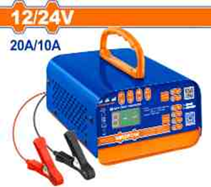 Cargador de Bateria Automatico 12-24v / 20-10 ampe