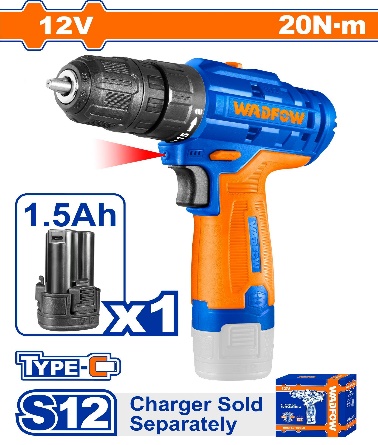 Taladro atornillador inalámbrico 12V