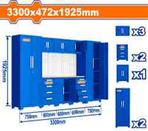 MUEBLE GABINETE DE TRABAJO PARA HERRAMIENTAS 330 x
