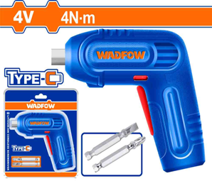 Destornillador inalámbrico 1/4" 4v + 2 puntas 25mm