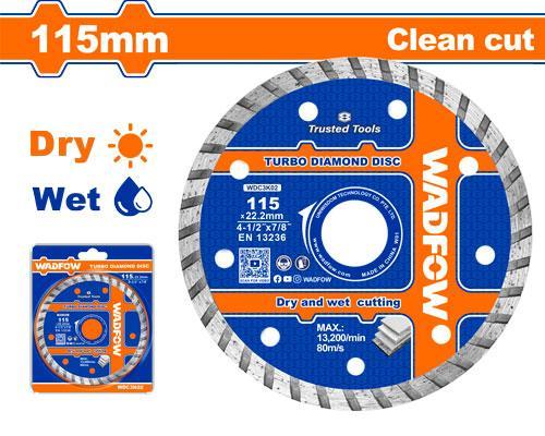 Disco de diamantado Turbo 115mm