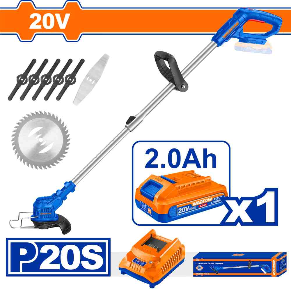 Bordeadora Inalambrica 20v + bat 2ah + cargador + 