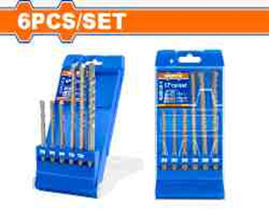 Juego de Brocas sds plus 6 piezas