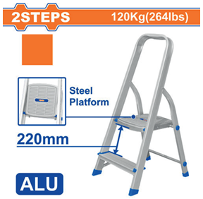 Escalera de Acero y Aluminio - 2 Escalones
