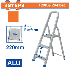 Escalera de Acero y Aluminio - 3 Escalones