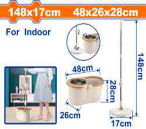 Mopa Balde escurridor y centrifugador sin pedal