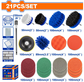 Juego Cepillos De Limpieza 21 Piezas