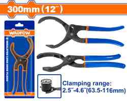 Pinza p/sacar Filtros de Aceite 12" c/mango de Plá