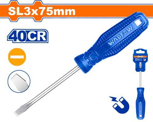 Destornillador Plano 3x75mm
