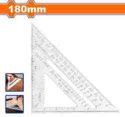 Escuadra de Velocidad Métrica 180MM Aluminio