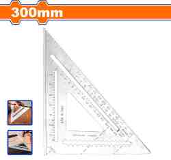 Escuadra de Velocidad Métrica 300MM Aluminio