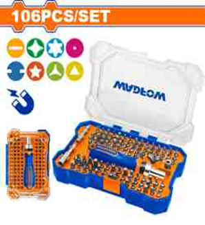 Juego De Destornillador Con Accesorios - 106 Pieza