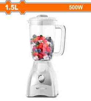 Licuadora De Mesa 500w 1.5 Lts Plateado