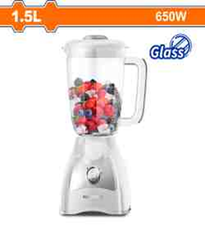 Licuadora de mesa 650w 1.5 Lts Plateado